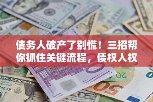 北京债务人破产了别慌！三招帮你抓住关键流程，债权人权益不再缩水