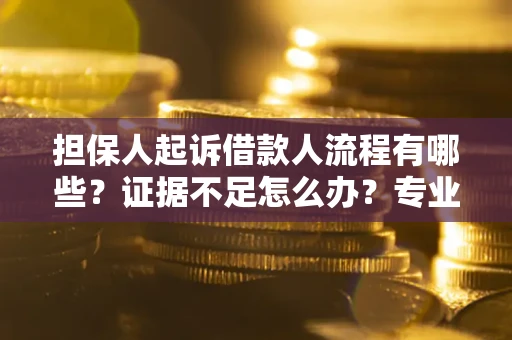 北京担保人起诉借款人流程有哪些？证据不足怎么办？专业律师解答