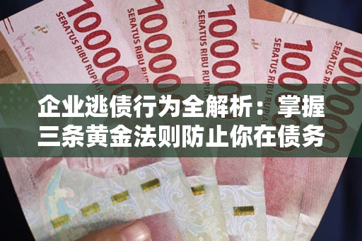 北京企业逃债行为全解析：掌握三条黄金法则防止你在债务乱局中“踩雷”