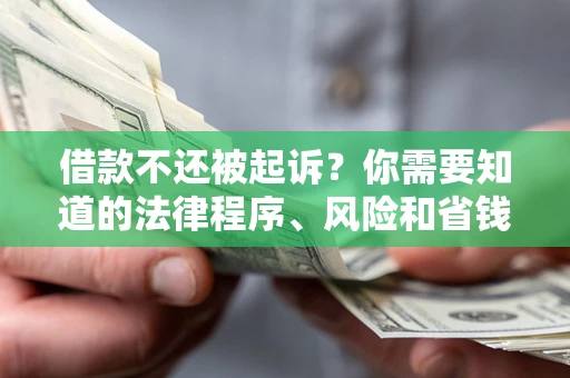 北京借款不还被起诉？你需要知道的法律程序、风险和省钱技巧