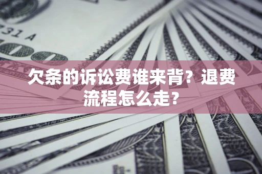 北京欠条的诉讼费谁来背？退费流程怎么走？